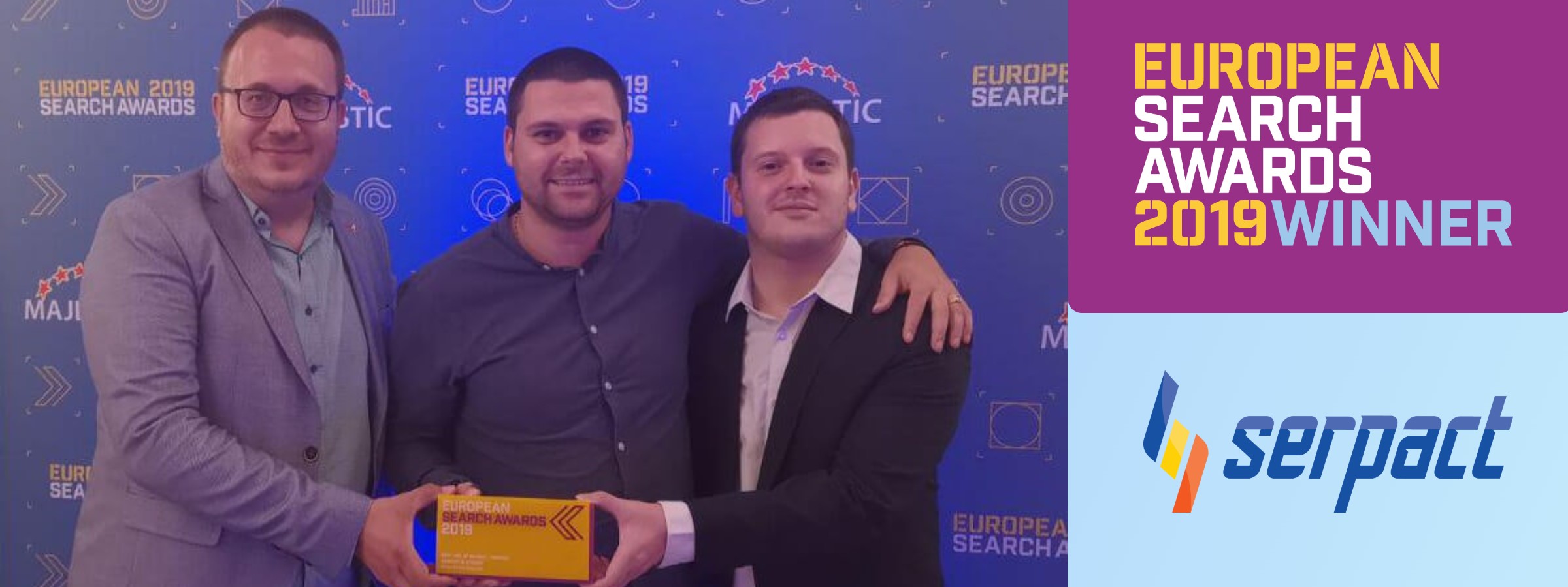 Serpact won European Search Awards 2019 – Gaming Category