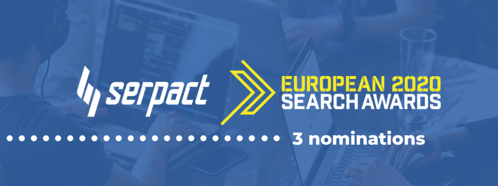 Serpact with 3 nominations at the European Search Awards 2020