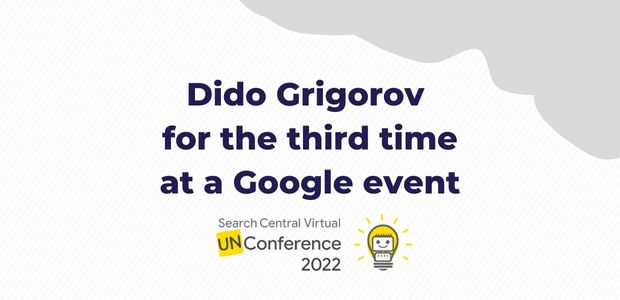 Dido Grigorov for the third time at a Google event
